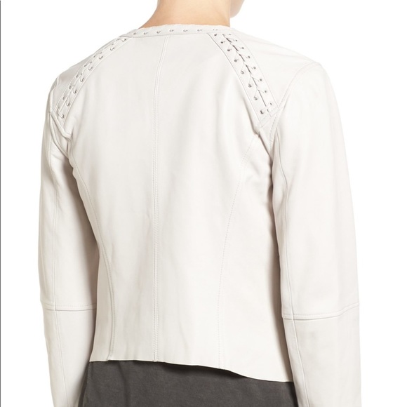 Paige Devin Lambskin Leather Moto Jacket - Picture 3 of 8